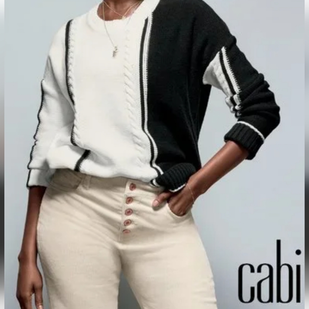 CAbi Pullover Sweater, Size S.